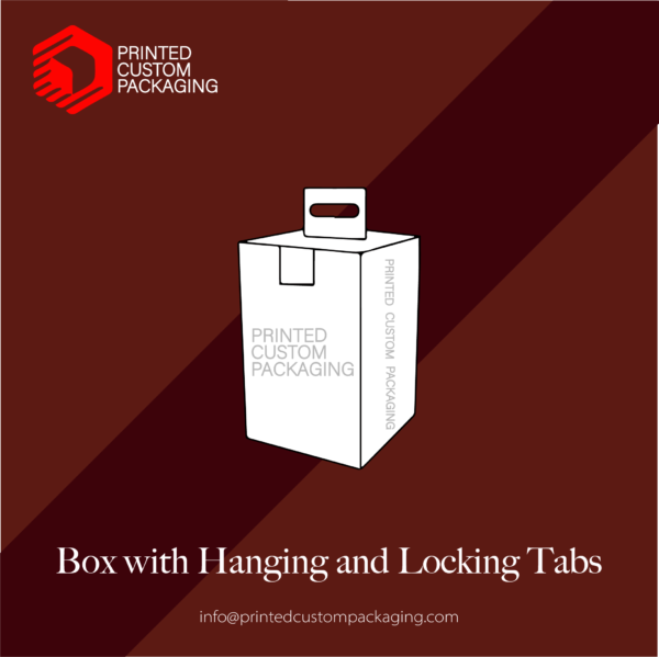 Box With Hanging and Locking Tabs